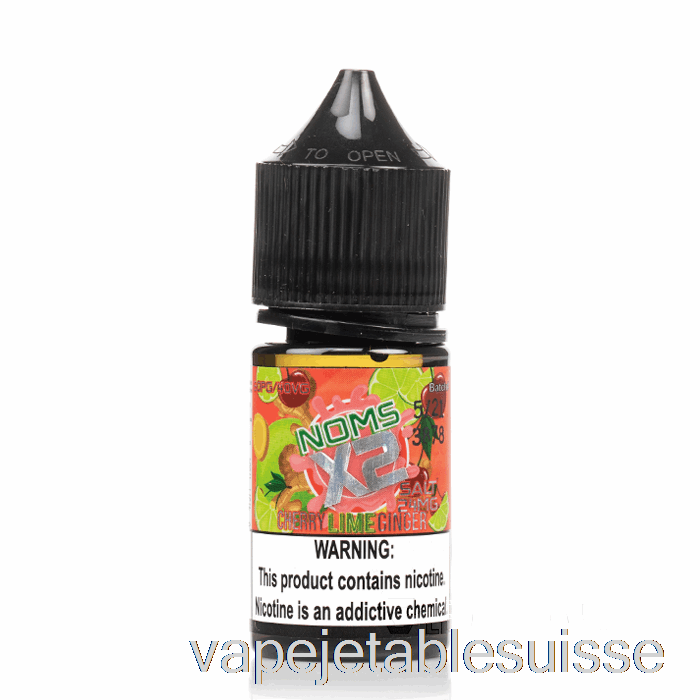 Vape Suisse Cerise Lime Gingembre Sel - E-liquides Nomenon - 30ml 24mg